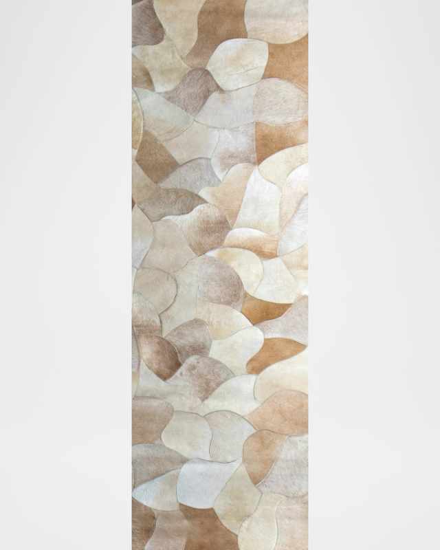 Grayson Hand-Stitched Hair on Hide Runner, 3' x 8'